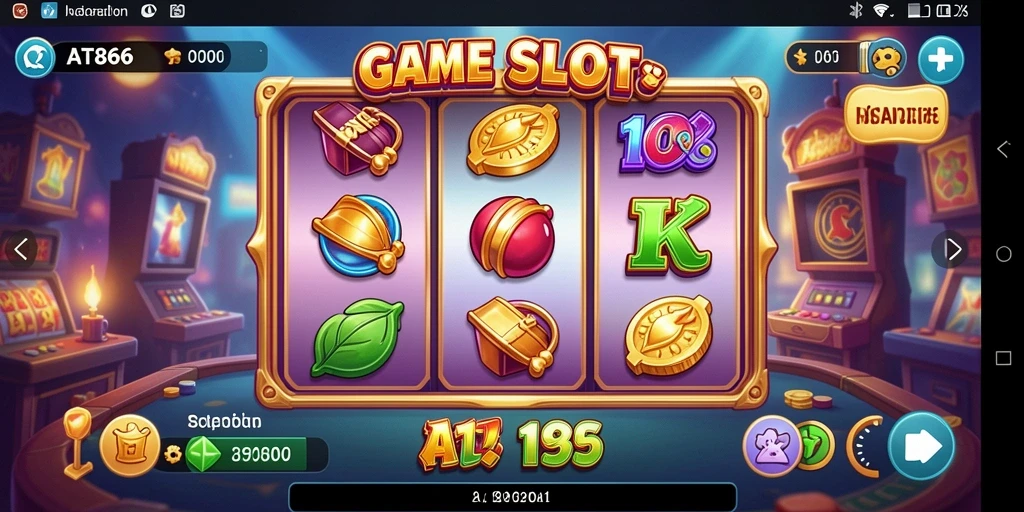 Tampilan gameplay AT866 yang seru dan menantang.