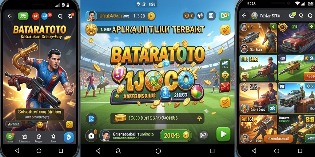Tampilan antarmuka BATARATOTO yang memudahkan pengguna.