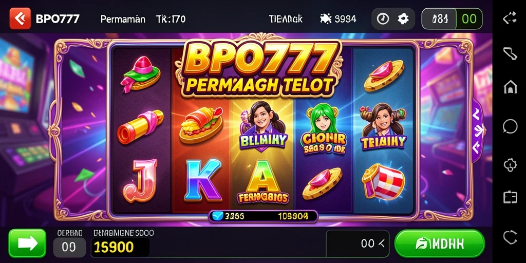 Tampilan gameplay BPO777 dengan grafis slot yang menarik.