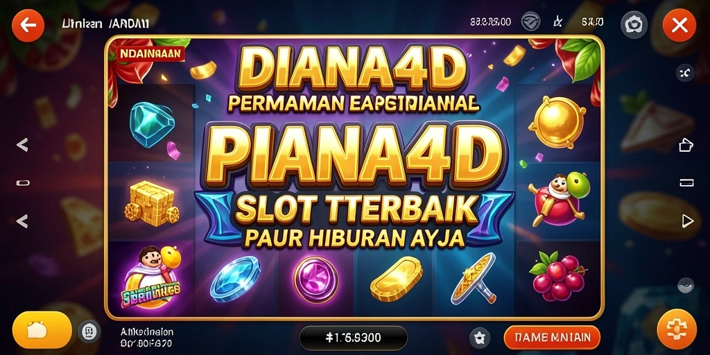 Tampilan permainan Slot DIANA4D dengan grafis menawan.
