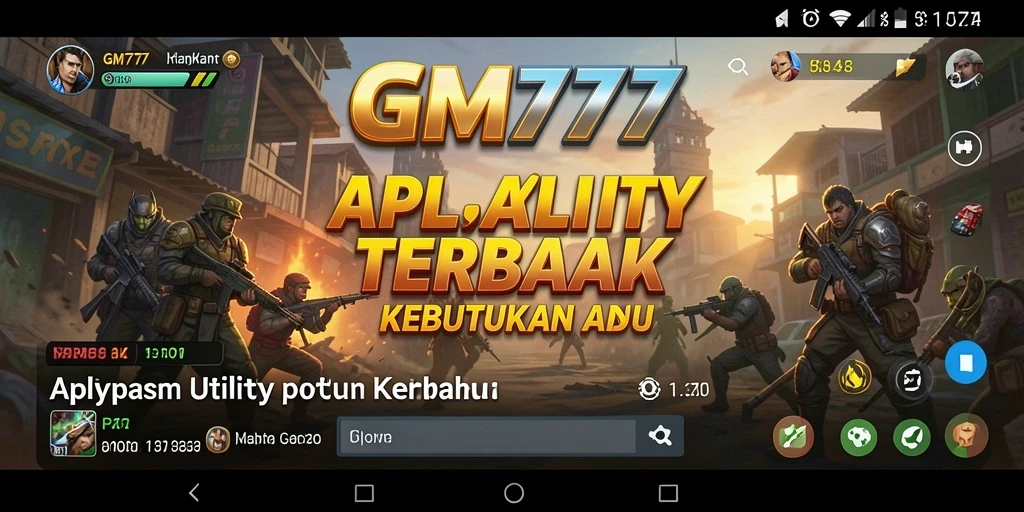 Tampilan antarmuka GM777 yang modern dan mudah digunakan.
