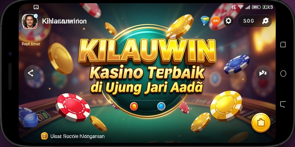 Screenshot KILAUWIN menampilkan gameplay kasino yang menarik dan seru.