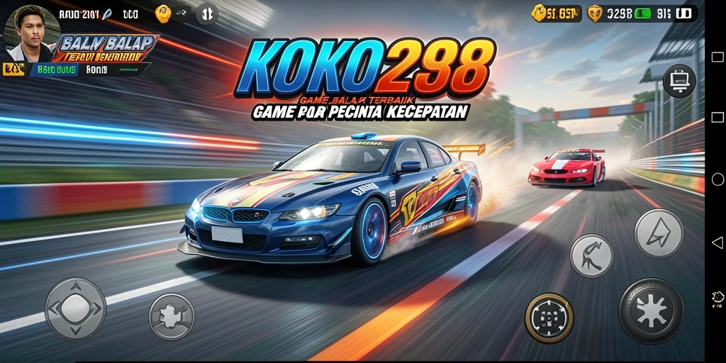 Gameplay seru KOKO288 menghadirkan balapan mendebarkan.