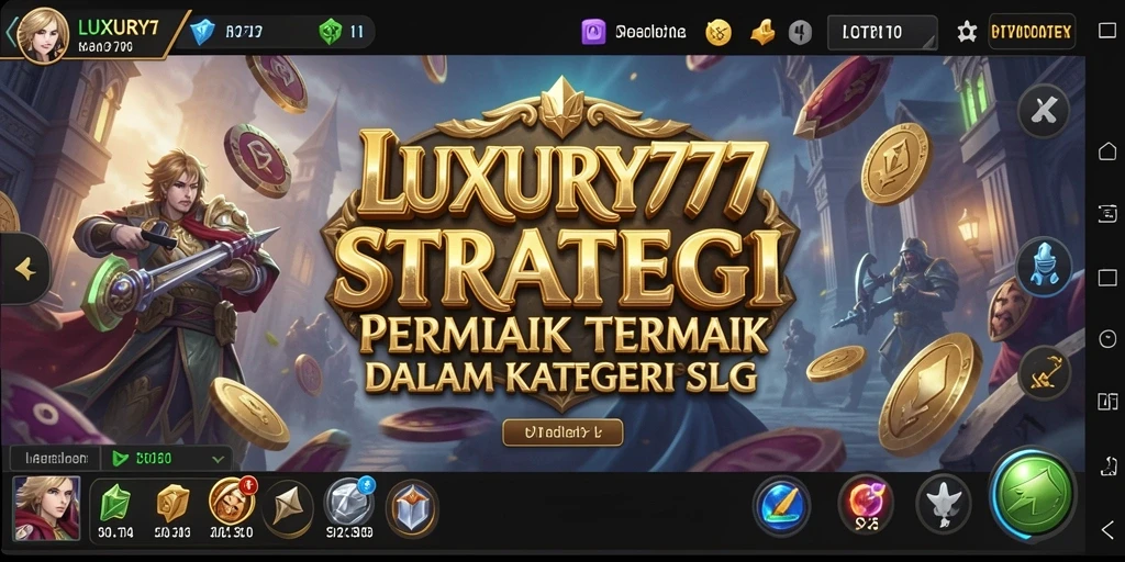 Tampilan menarik gameplay LUXURY777 dengan bangunan dan pasukan yang dinamis.