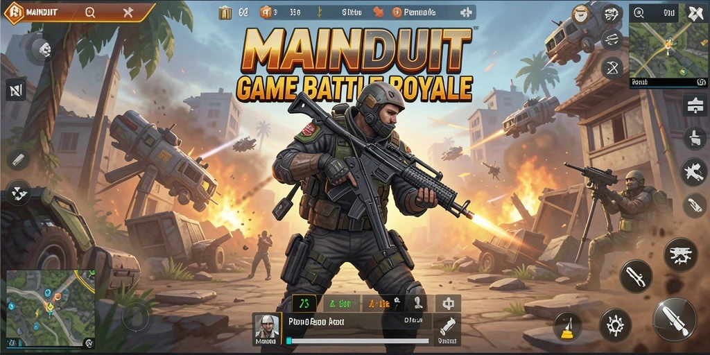 Tampilan gameplay seru dan menegangkan dari MAINDUIT.