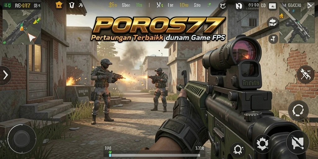 Screenshot gameplay POROS77 yang penuh aksi dan ketegangan.