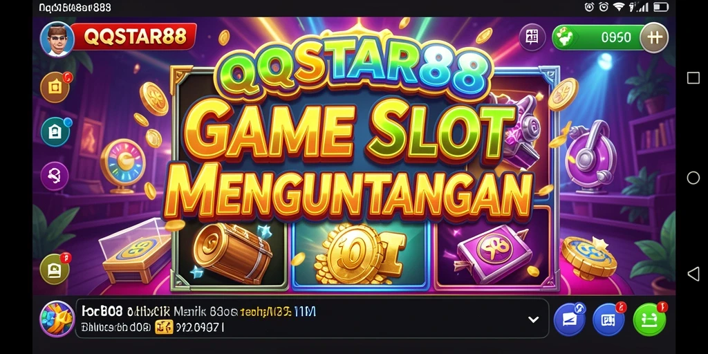 Tampilan gameplay QQSTAR88 yang menarik dengan grafis slot yang memukau.