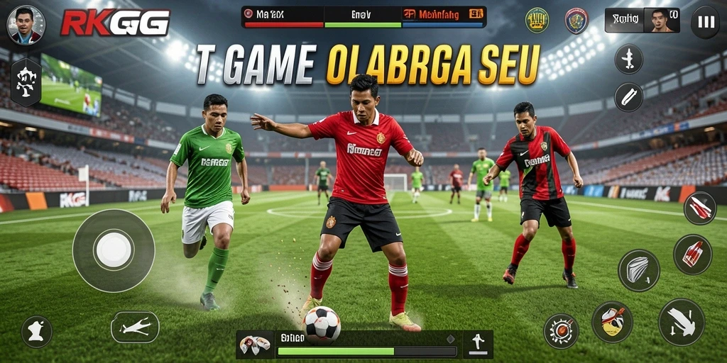 Tangkapan layar yang menunjukkan aksi intens dalam game RKGG.