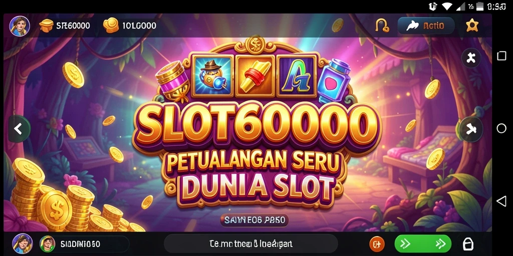 Gameplay SLOT6000 yang seru dengan berbagai tema menarik.