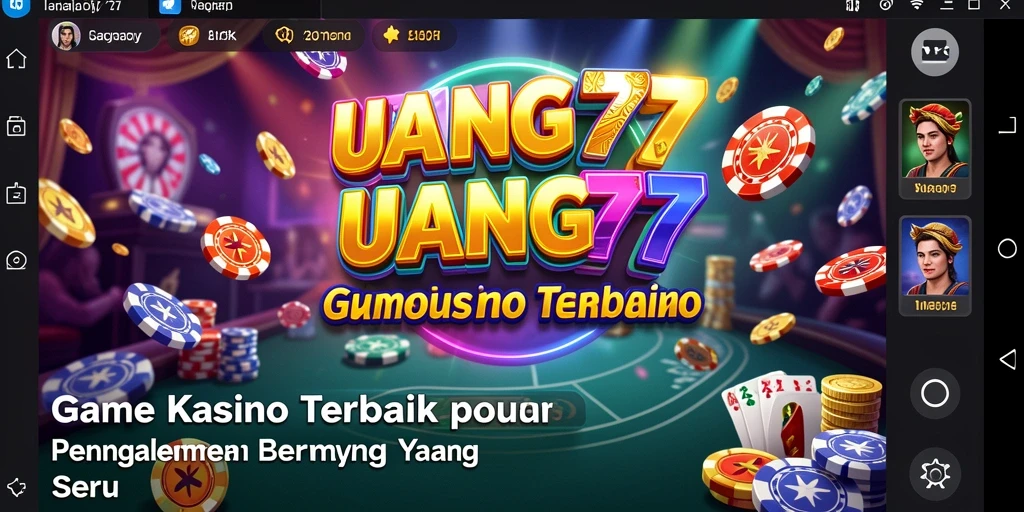 Tampilan gameplay UANG77 yang menegangkan dan menghibur di kasino virtual.